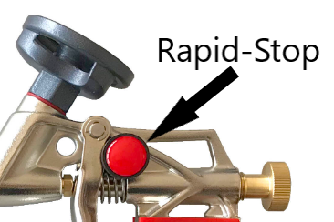 Rapid stop functie op de Metal Lite Plus